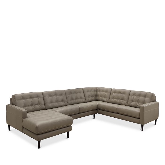 Bloomingdale's shop leather sectional