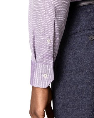 Slim Fit Textured Solid Shirt