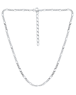 Aqua Cuban And Curb Link Chain Necklace, 16 - 100% Exclusive In Silver