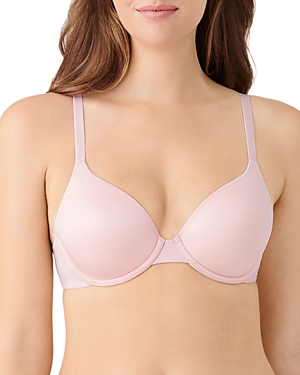 B.tempt'd By Wacoal Future Foundations T-shirt Bra In Silver Pink