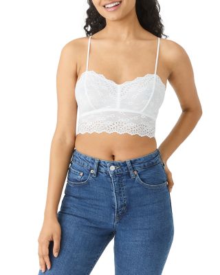 Inspired Eyelet Longline Bralette
