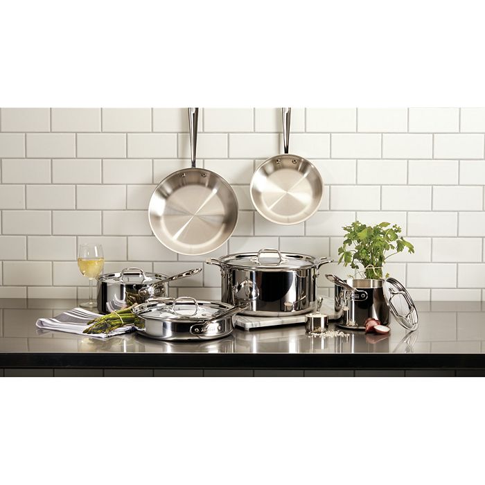 All-clad D3 Stainless 10 Piece Cookware Set