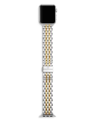 Two-Tone 18K Bracelet Band for Apple Watch&reg;, 38/40/41mm and 42/44/45/49mm