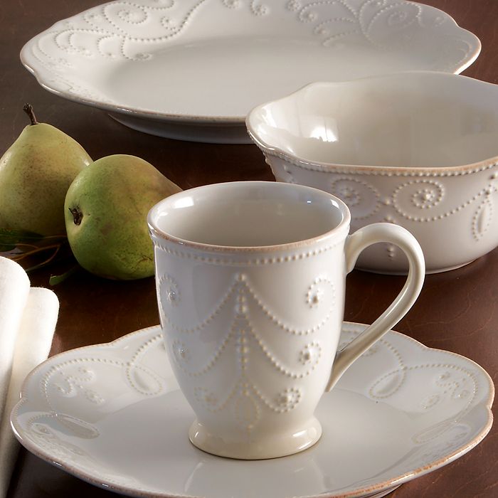 Shop Lenox French Perle 4 Piece Place Setting In White