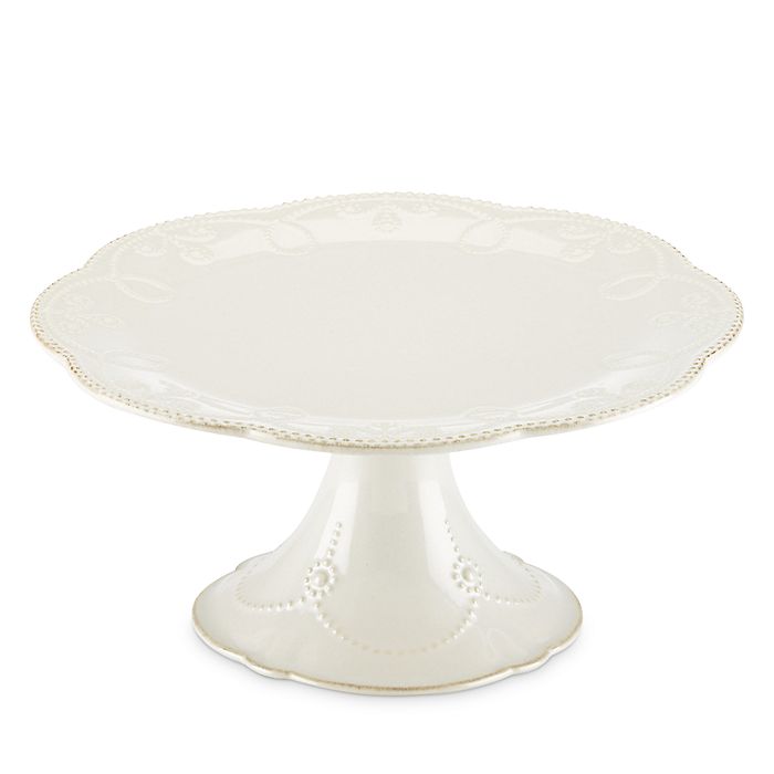 Lenox - French Perle Pedestal Cake Plate