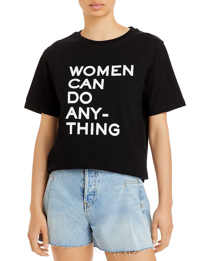 Zadig & Voltaire Bella Cotton Interlock Printed T-shirt In Noir