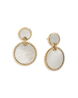 david yurman mother of pearl earrings