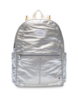 State Bags | Kane Kids Backpack Metallic Silver