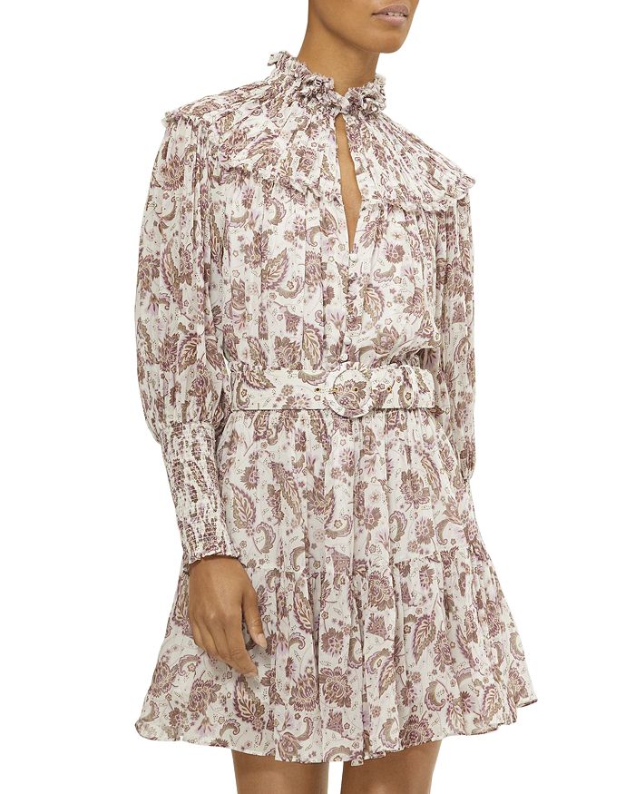 Nicholas high neck mini cheap dress