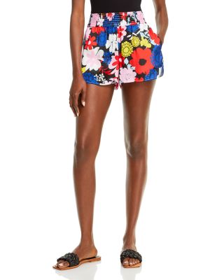 Alice and Olivia Ludlow Floral Print Shorts | Bloomingdale display picture 2