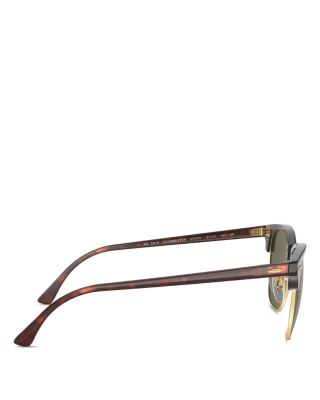  Polarized Classic Clubmaster Sunglasses, 51mm