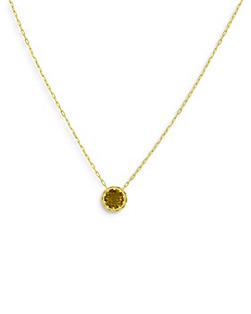 Bloomingdale's - Citrine Pendant Necklace in 14K Yellow Gold, 18" - 100% Exclusive