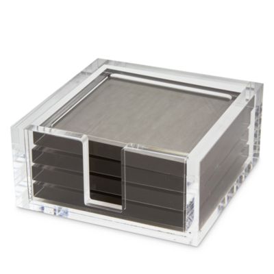 Lucite&reg; Coasters, Set of 4