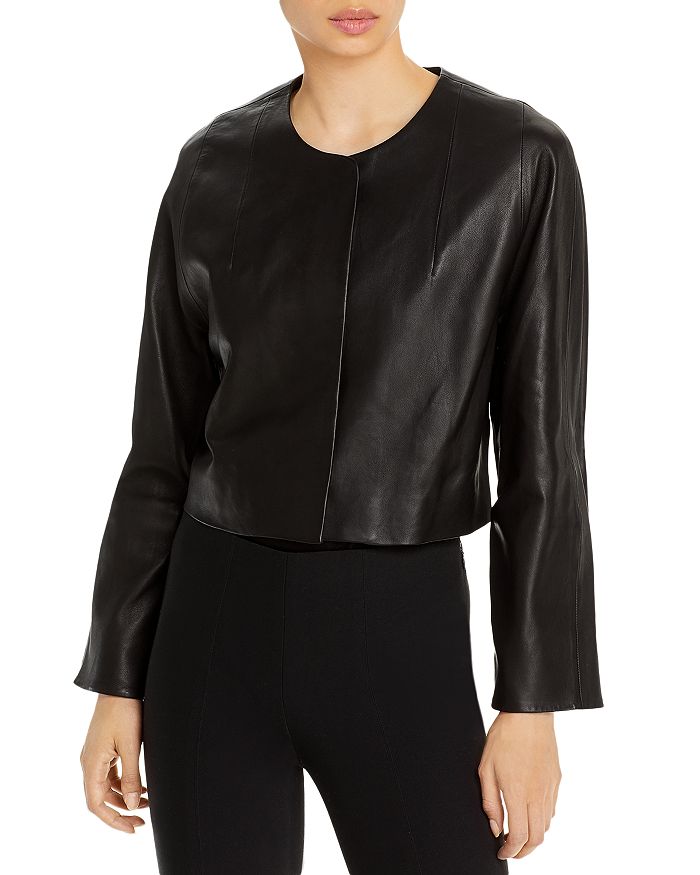 Rebecca Taylor Glove Leather Jacket | Bloomingdale's