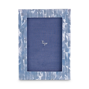 Tizo Mother Of Pearl 5 X 7 Picture Frame In Blue