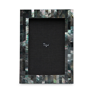 Tizo Mother Of Pearl 4 X 6 Picture Frame In Black
