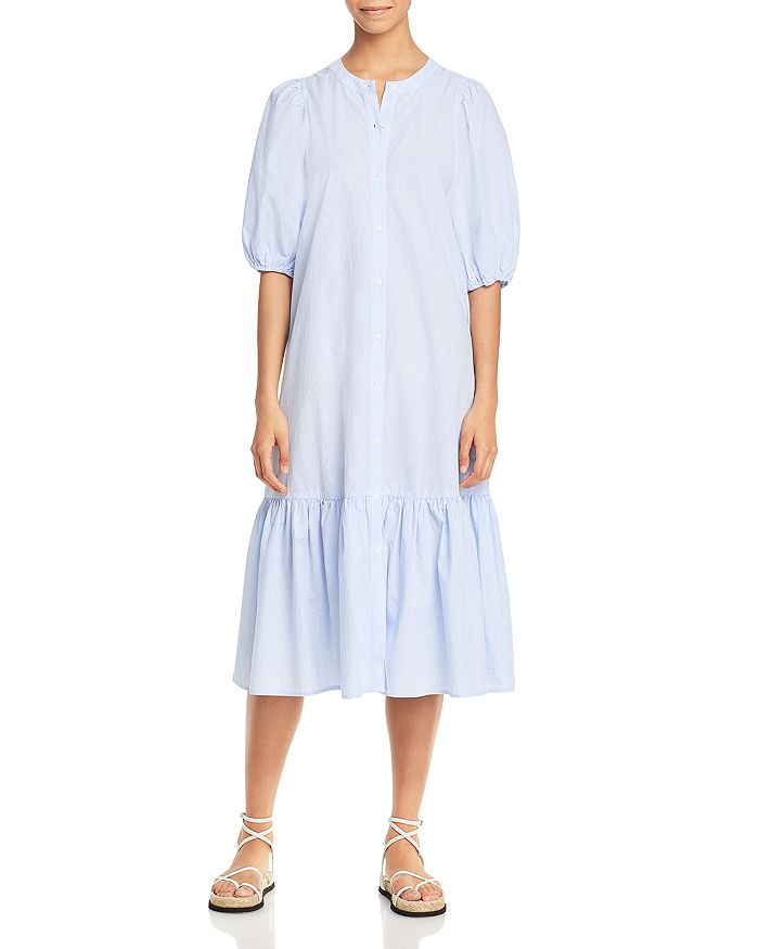 Sundays Floria Pinstriped Button Down Dress | Bloomingdale's