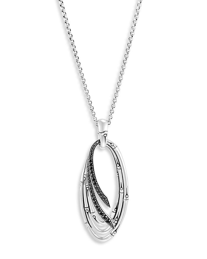 John hardy 2024 black sapphire pendant