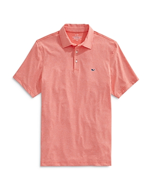 Vineyard Vines St. Jean Stripe Sankaty Regular Fit Polo Shirt In Cara Cara Tejeda