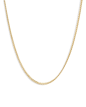 Zoë Chicco 14k Yellow Gold Curb Link Chain Necklace, 18