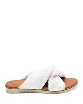 DQQ Womens White Flat Thong Sandal 6.5 US