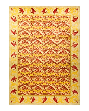 Bloomingdale's Arts & Crafts M1625 Area Rug, 9'10 X 13'10 In Red
