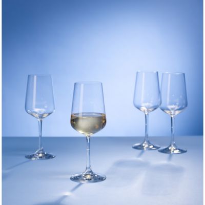 Ovid White Wine Glasses, Set of 4