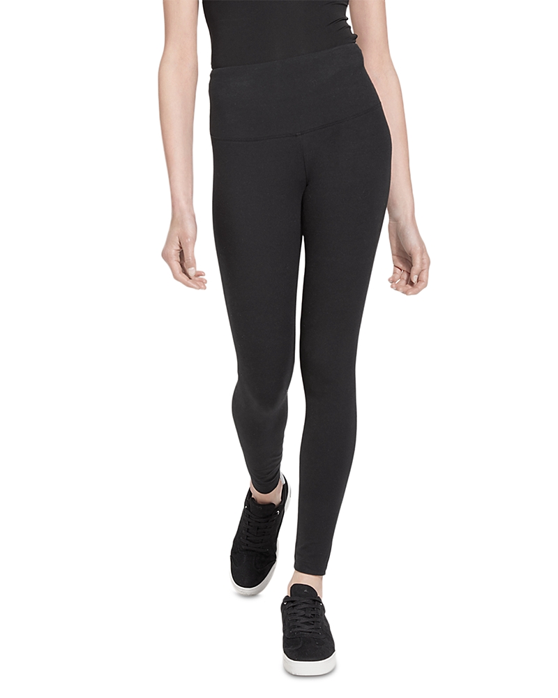 Lyssé Flattering Cotton Leggings In Black ModeSens