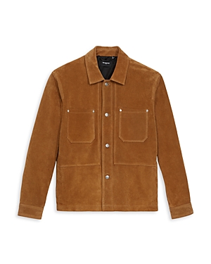 The Kooples Leather Jacket In Tobacco