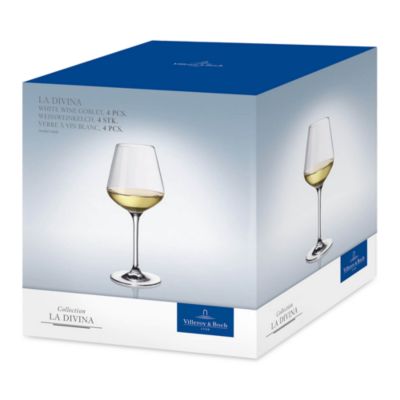 La Divina White Wine Glasses, Set of 4