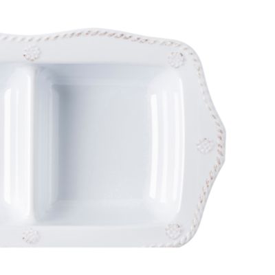 Berry & Thread Melamine Triple Section Server