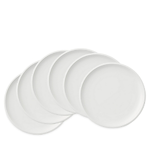 Shop Villeroy & Boch Artesano Dinner Plates, Set Of 6 In White