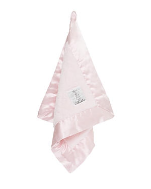 Little Giraffe Mini Chenille Blanket - Baby In Light Pink