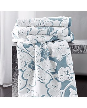 Set of 4 Michael Aram Orchid Hand Towel Grey 