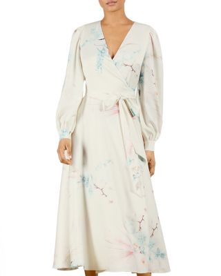 ted baker long floral dress