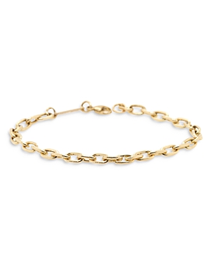 Shop Zoë Chicco 14k Yellow Gold Chain Bracelet