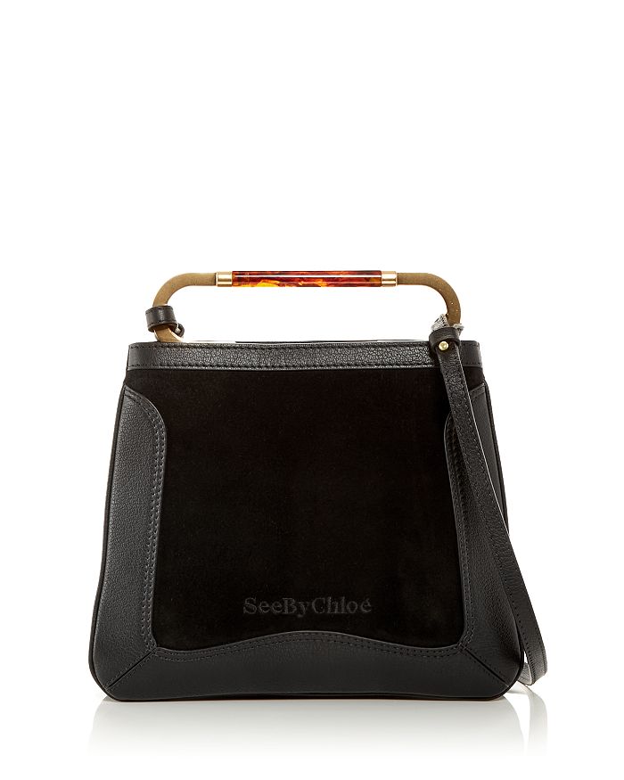 See by Chlo Ella Medium Leather Shoulder Bag Bloomingdale s