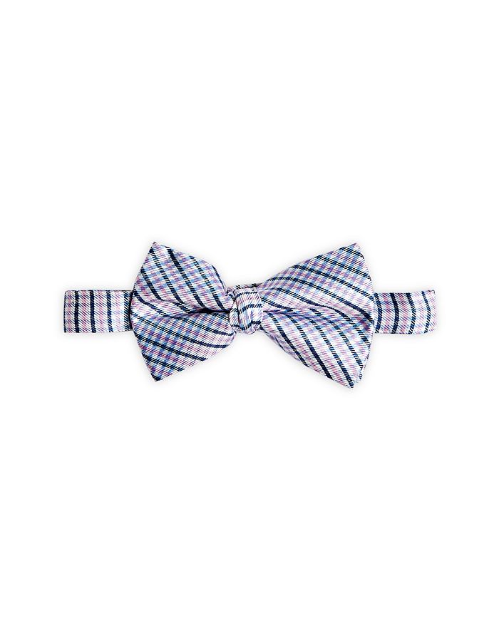 Michael Kors Boys Check Pre Tied Silk Bow Tie Big Kid