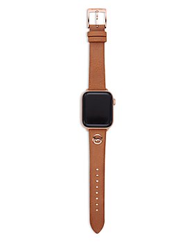 Michael Kors - Logo Charm Leather 38-40mm Band for Apple Watch®