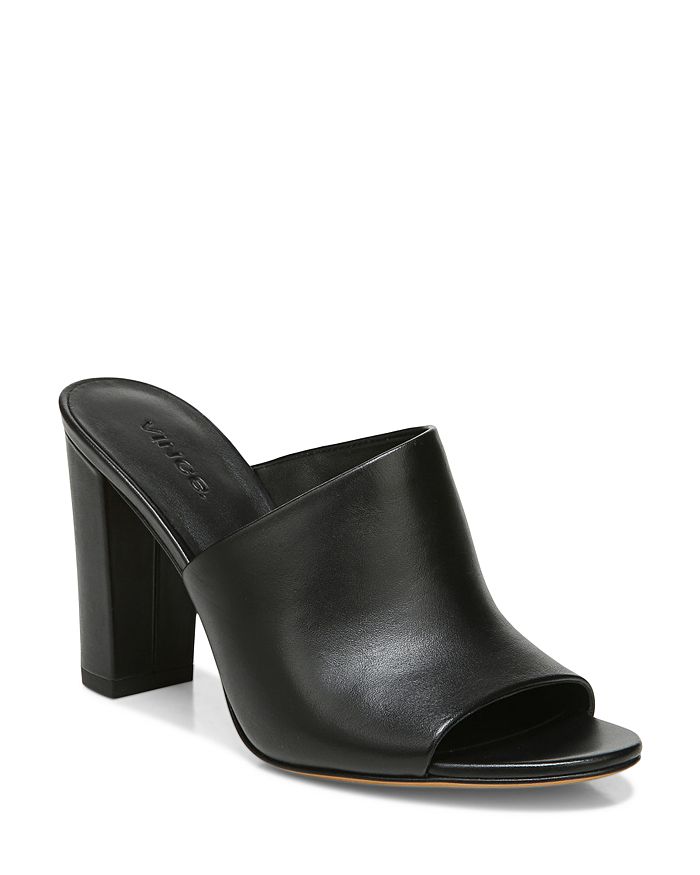 Vince Women's Hanna Asymmetrical Leather High Heel Sandals | Bloomingdale's