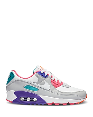 Nike Air Max 90 Sneakers In Photon Dust/summit White-grey In Photon Dust/summit White-hyper Grape