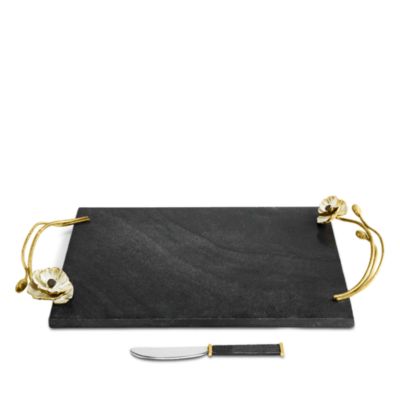 Anemone Large Cheeseboard with Spreader 