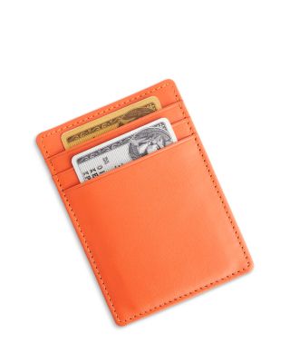 Leather Magnetic Money Clip Wallet