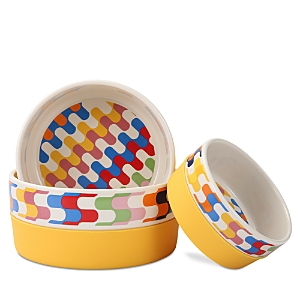 Jonathan Adler : Now House For Pets Duo Dog Bowl, Medium In Bargello