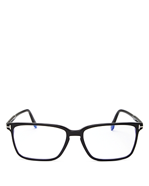 Tom Ford Square Blue Light Glasses, 56mm