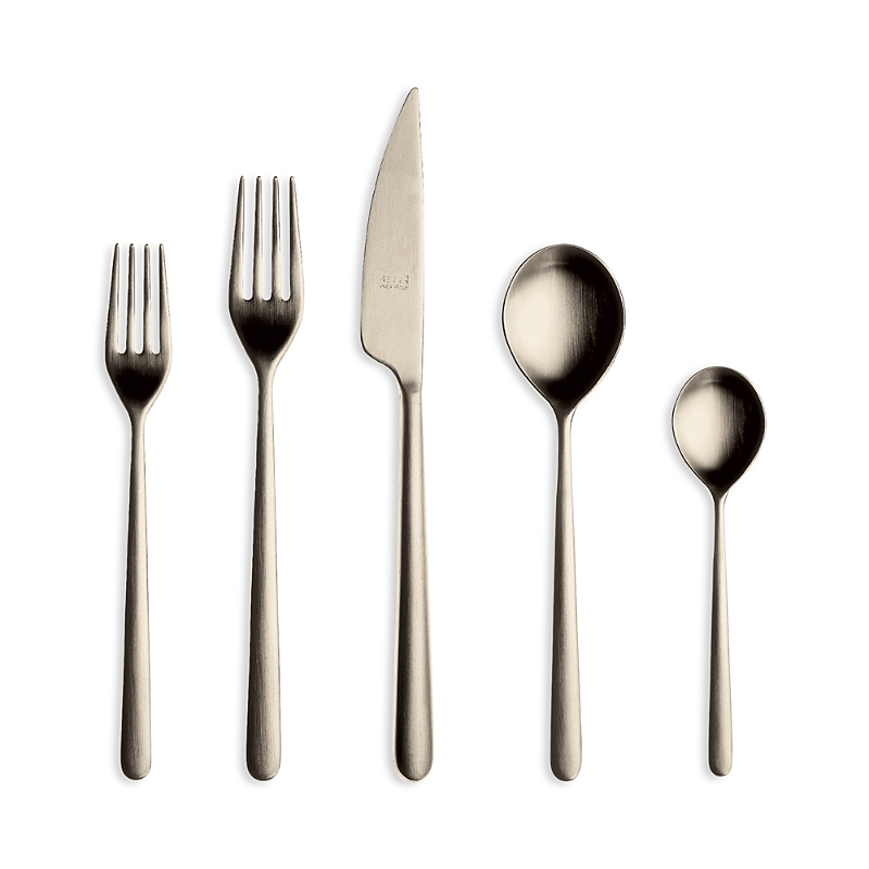 Mepra Linea Ice Champagne 5-piece Place Setting In Champagne