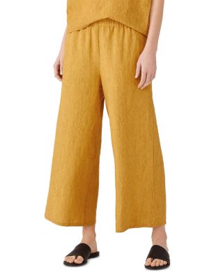 Eileen Fisher Organic Linen Wide Leg 