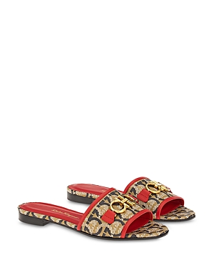 Salvatore Ferragamo Women's Slip On Embellished Sandals