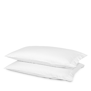 Shop Frette Percale Standard Pillowcase, Pair In White