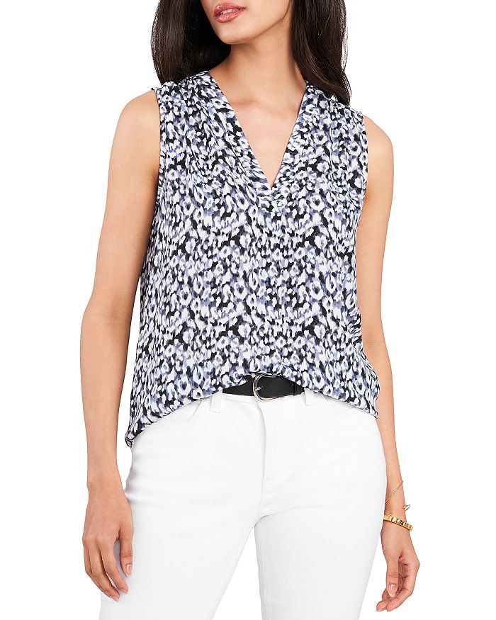 vince camuto animal print booties